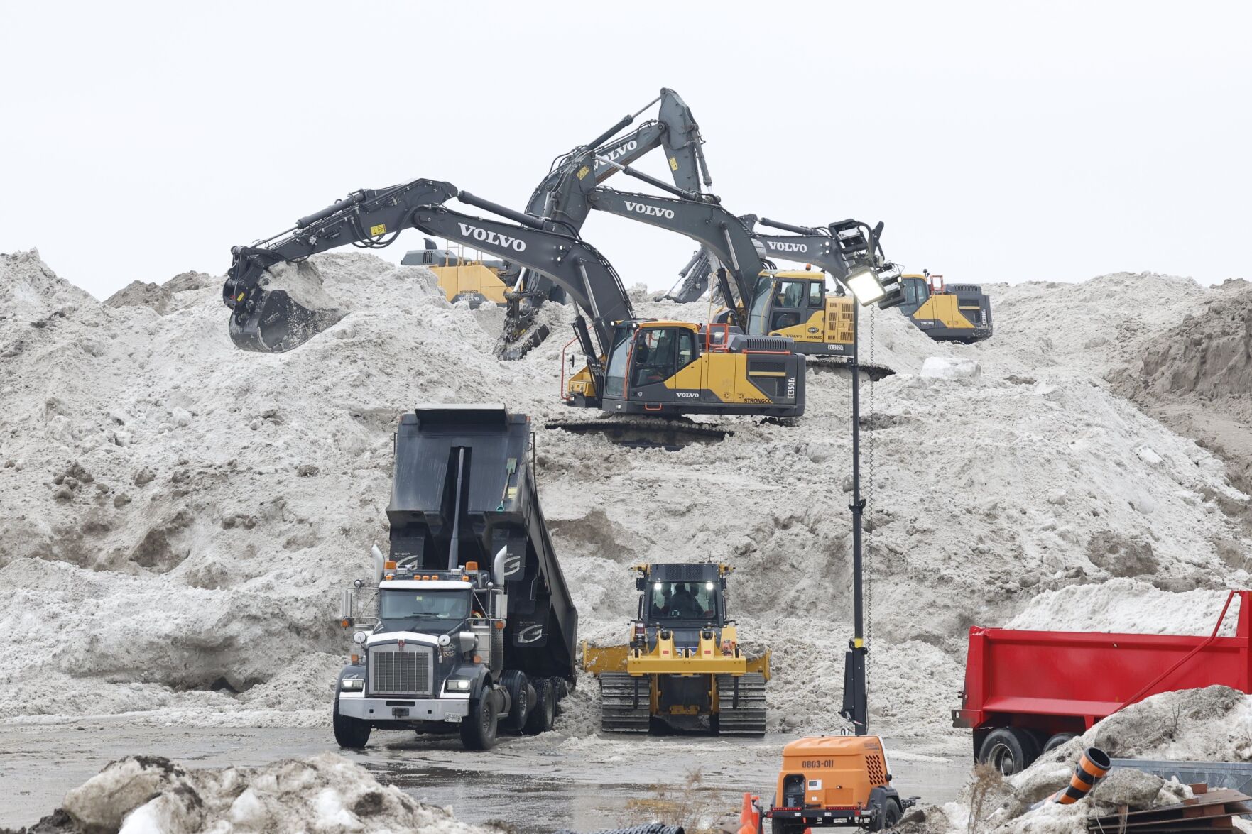 Snow machines Wilson Yard